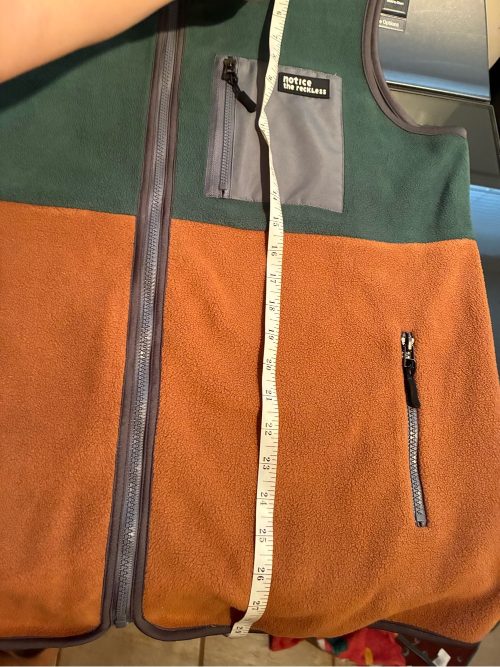 Fleece vest for woman - Picture 5 of 6